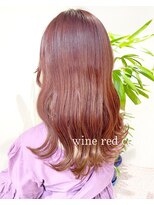 アナザヘアー なんば 高島屋前店(ANAZA hair) ＊韓国風　ヨシンモリ　wine red＊