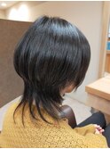 仙台Ｄ　似合わせ小顔カット×ウルフレイヤー×マッシュショート