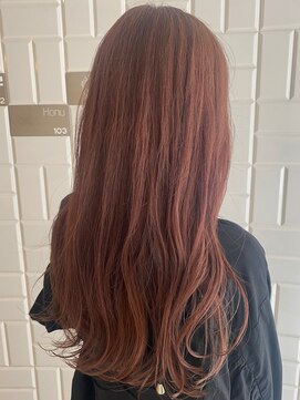 イト(ito) 【ito/梅田】ハイトーンロング×コーラルピンクカラー