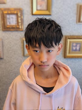 ワンワンオー バーバーショップ 長浜店(@110 BARBER SHOP) 中学生カット