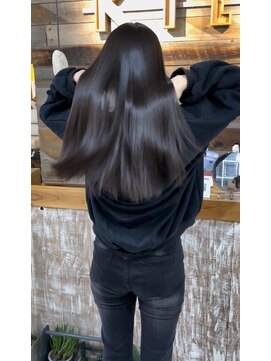 キース ヘアアンドメイク 恵比寿(kith. hair&make) 【kith.恵比寿】艶ストレートロング/髪質改善/縮毛矯正