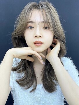 ヘーゼル 博多(HAZEL.) 外はねワンホンヘア シースルーバング 博多 福岡 【Ryoke】