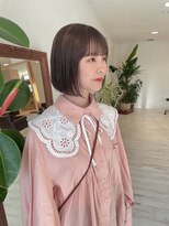 サミット ウル(SUMMIT ulu.)&nbsp;【ulu yui】ぱっつん前髪ボブ ことりベージュ