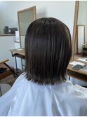 切りっぱなしボブ