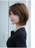 前髪なし外はねボブ20代30代40代【AIN.表参道】川原大地
