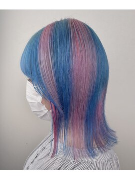 オンザ(ONTHE) sky blue × pail pink