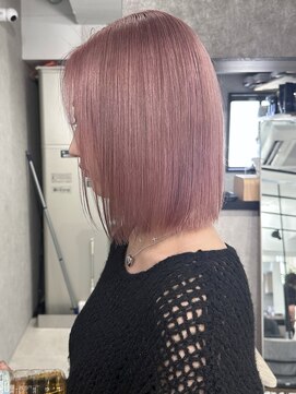 ロウル 渋谷(LOWRL) ピンクラベンダー/ピンクベージュ/ケアブリーチ