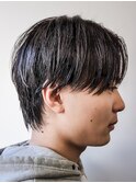 リアルお客様ヘア メンズショート センターパート