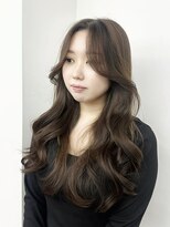 ピープスアンドスー 表参道 渋谷(Peeps&Suu.) ブラウンべージュカラー顔周り小顔レイヤー髪質改善透明感カラー
