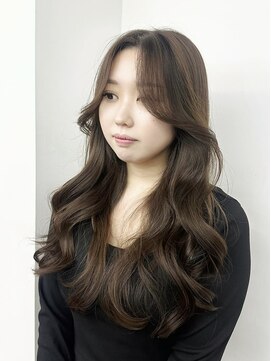 ピープスアンドスー 表参道 渋谷(Peeps&Suu.) ブラウンべージュカラー顔周り小顔レイヤー髪質改善透明感カラー