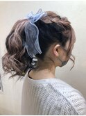 アレンジポニーテール