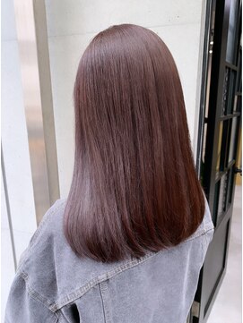 ディジョン(Dijon) 韓国顔まわりレイヤーカットグレージュオリーブベージュブラウン