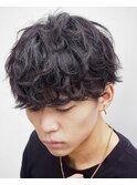 波巻きスパイラル/マッシュ/ツイスパ/メンズパーマ