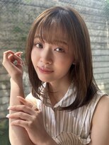 ガーランド (Garland)&nbsp;大人かわいい美髪ストレート顔まわりレイヤーカット透明感カラー