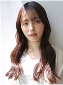 韓国風うるツヤレイヤースタイル