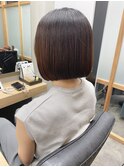 切りっぱなしボブ