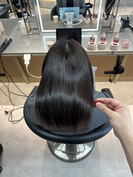 ロンドミラー 博多店(Lond Mirror) 小顔に見せるヘア/ワンレン/ボブウルフ/ネビージュ/黒髪カタログ