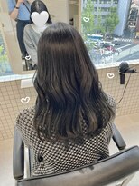 ヌーヴェル(nouvelle)&nbsp;ダークグレージュ×セミロング