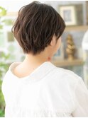 ダークアッシュ小顔くせ毛風ボブマッシュTb8上尾20代30代40代
