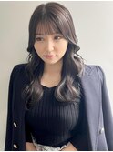 韓国風くびれヘア×韓国風ブラックカラー