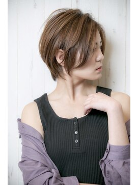 オレンジクラッカー 鎌倉長谷(Orange Cracker) 【Orange Cracker】耳掛け前下がりで小顔なショート【鎌倉長谷】