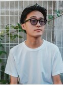 スパイキーショート/短髪/ブルーブラック/ビジネスショート