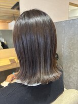 ブルーム ヘア デザイン ドゥーエ(bloom hair design due)&nbsp;garage×切りっぱなしボブ【透明感カラー/似合わせカット/美髪】