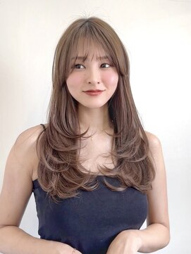 アビー(ABBEY3) レイヤーカットミディアムレイヤー顔周りレイヤーハッシュカット