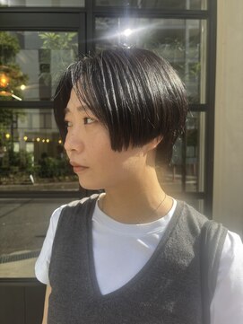 ウェーブ(WAVE) 大人ハンサムショート