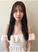 グラデーションカラー 髪質改善トリートメント 顔周りカット