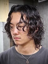 アンサー 渋谷(ANSWER)&nbsp;波巻きスパイラル縦落ちパーマサーフカール