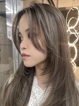 ラキング ギンザ トウキョウ(LAKING GINZA) くびれヘア/アプリコットオレンジ/夏/ハイライトカラー[銀座駅]