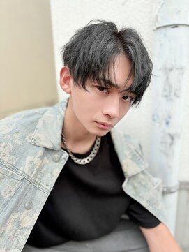 ネクストハラジュク(NEXT HARAJUKU) 【曲がる縮毛矯正】フェザーパーマスサーフカールブルーブラック