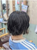 カジュアルボブパーマ