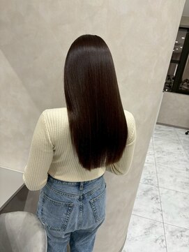 キング 梅田店(K!ng) 縮毛矯正髪質改善ハイライトレイヤーカット梅田美容室エクステ