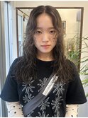 Aラインロングパーマ