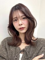 アビー(ABBEY3)&nbsp;ミディアムレイヤーカット外はねボブ銀座ハイレイヤー髪質改善