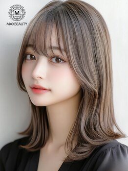 マックスビューティーギンザ(MAXBEAUTY GINZA) の写真/銀座駅徒歩1分プチプラサロン!《似合わせ小顔カット¥3900~》トレンドを取り入れたCut技術で理想の自分に♪