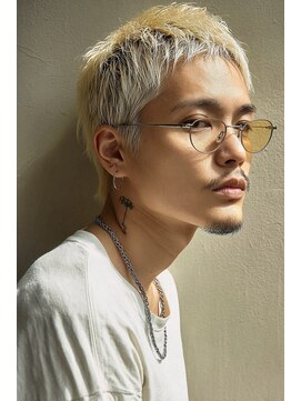 ロム 札幌大通(LOM) メンズブロンドスパイキーショート【札幌】