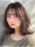白髪ぼかし×ハイライト×ナノバブル