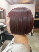 赤髪タッセルボブ
