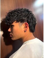 ヒロギンザバーバーショップ 神楽坂店(HIRO GINZA BARBER SHOP)&nbsp;マレット風スペインカール