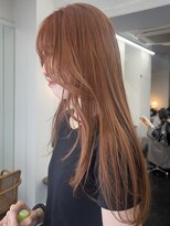 シベルバレー 横浜(sibell) ロングレイヤーカット顔周りレイヤーウルフハッシュカット韓国