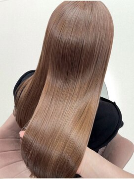 ディスイズ(thisis) 髪質改善縮毛矯正/アプリコットベージュ【thisis moe】