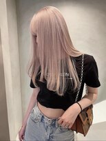 ペレ アネックス 大阪梅田茶屋町店(PELE ANNEX) イメチェン/ピンクベージュ/アンブレラカラー/前髪/梅田