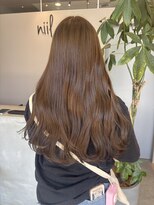 ニール(niil)&nbsp;《miyu》つやつやオリーブベージュ