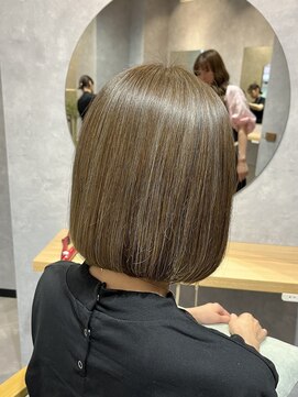 ニーム クルール 国分寺北口店(NEEM Couleur) ボブ/白髪ぼかしハイライト/ハイライトカラー/髪質改善/国分寺