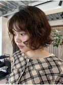 安定に人気なボブパーマ