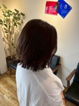 アカラ アネックス(acala annex) ウェーブボブ【イルミナカラー/髪質改善/30代/40代/50代】