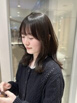 アピッシュ 国分寺(apish) 透明感カラー×ミディアムレイヤー